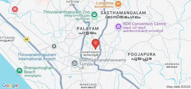 Government College of Teacher Education, Thiruvananthapuram Map