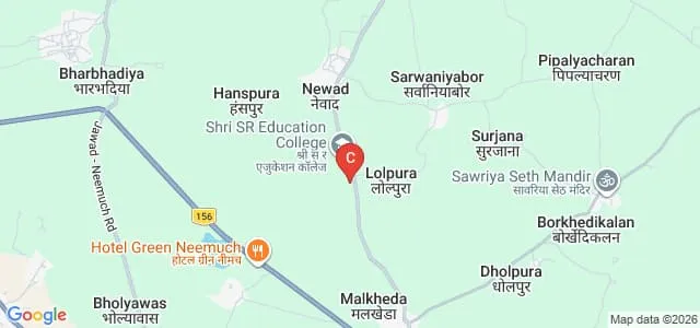 Shri SR Tiwari College of Education, Neemuch Map