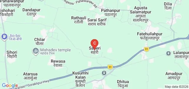SGM Institute of Pharmacy, Ghazipur Map