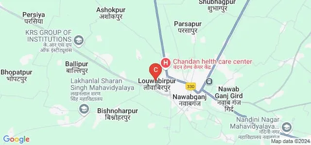 KRS College of Management, Gonda Map