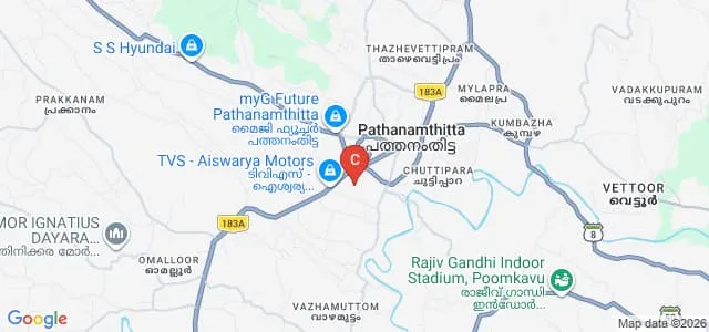 Catholicate College, Pathanamthitta Map
