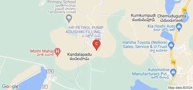 Velankanni Institute of Management Studies, Nellore Map