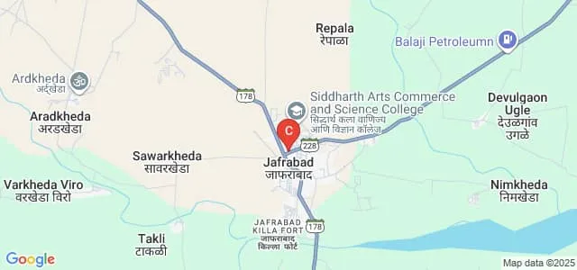 Hon Sharadchandra Pawar BCA College, Jafrabad Map