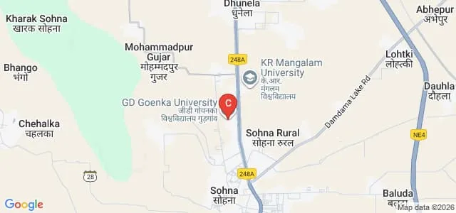 School of Liberal Arts, GD Goenka University, Gurugram Map