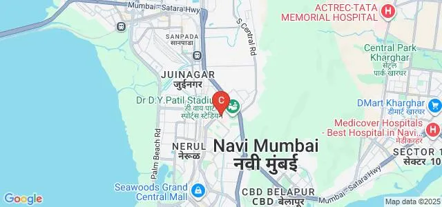 Dr DY Patil Medical College, Navi Mumbai Map