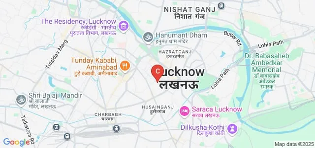 Amiruddaula Islamia Degree College, Lucknow Map