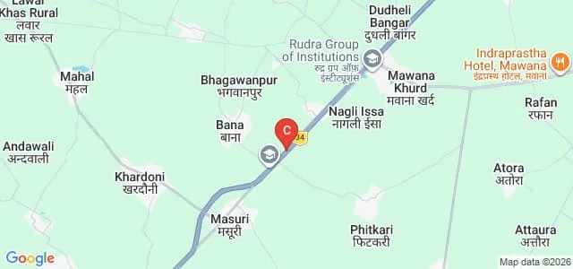 Mahendra Institute of Technology, Meerut Map