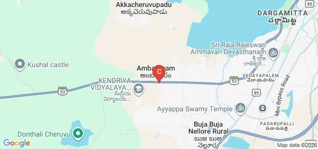 Alexa College of Education, Nellore Map
