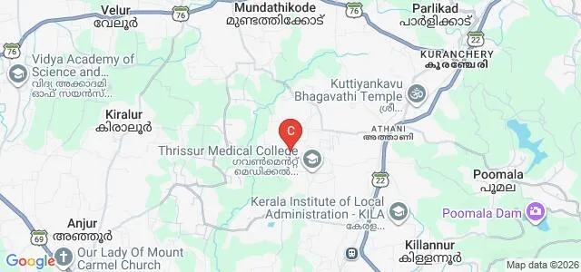 Government Medical College, Thrissur Map