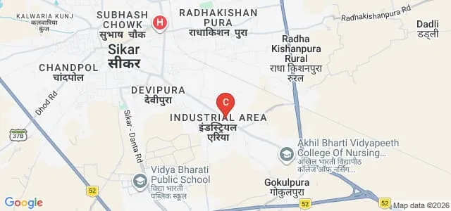Salasar Balaji Institute of Pharmacy, Sikar Map