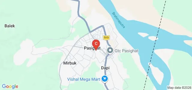 Daying Ering College of Teacher Education, Pasighat Map