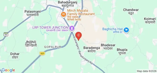 Nehru College, Kishanganj Map