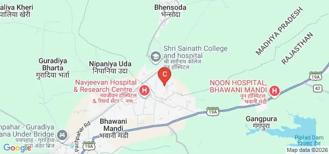 Royal College of Education, Mandsaur Map