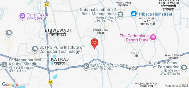 Vishwakarma Institute of Information Technology, Pune Map