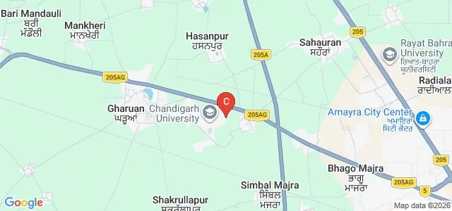 University Institute of Architecture, Mohali Map