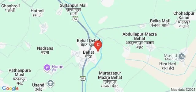 Government Girls Degree College, Behat Map