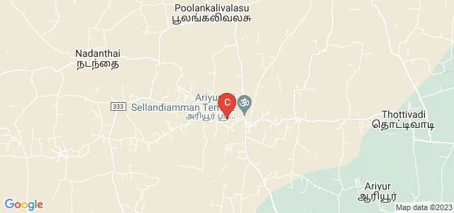 Cheran School of Architecture, Karur Map