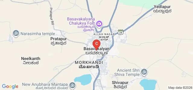 Doddappa Appa College of Education, Basavakalyan Map