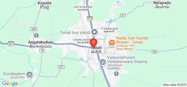 Jeevan Jyothi B Sc Nursing College, Tenali Map