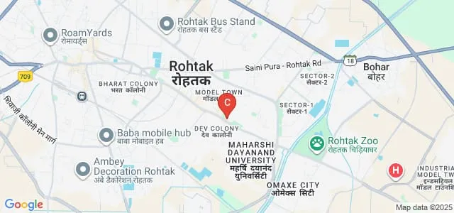 Chhotu Ram Institute of Law, Rohtak Map