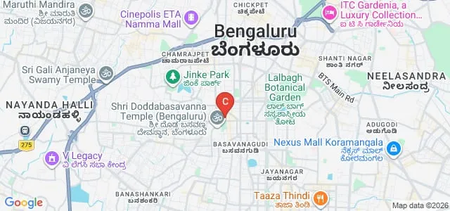 BMS College for Women, Bangalore Map