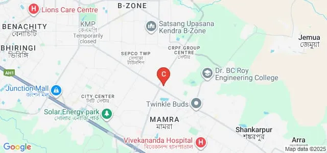 Durgapur Government College, Durgapur Map