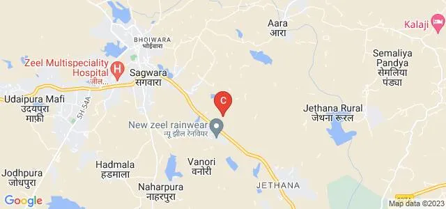 Swami Vivekanand College, Dungarpur Map