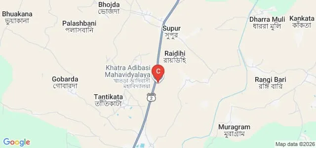 Khatra Adibasi Mahavidyalaya, Bankura Map