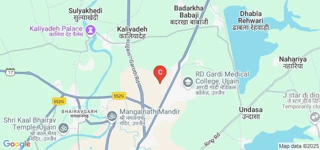 Ujjain Institute of Paramedical Sciences and Ujjain College of Physiotherapy, Ujjain Map