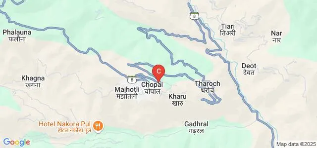 Government Degree College, Chopal Map