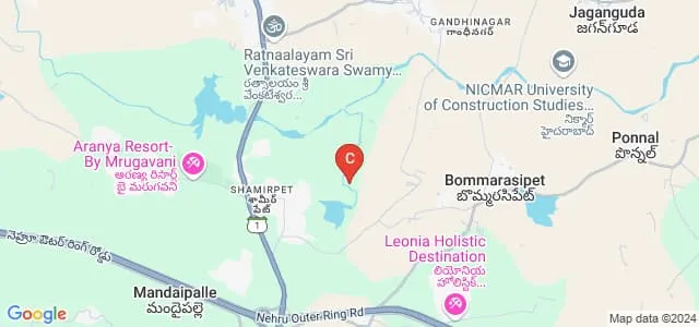 Amina Institute of Technology, Shamirpet Map