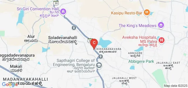 Dhanwantari Academy for Management Studies, Bengaluru Map