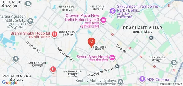 Rukmini Devi College of Education, Rohini, New Delhi Map