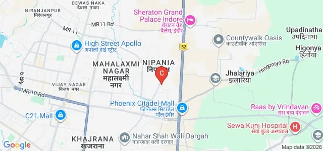 SICA College, Indore Map
