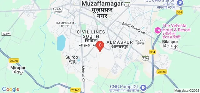 Shri Ram College, Muzaffarnagar Map