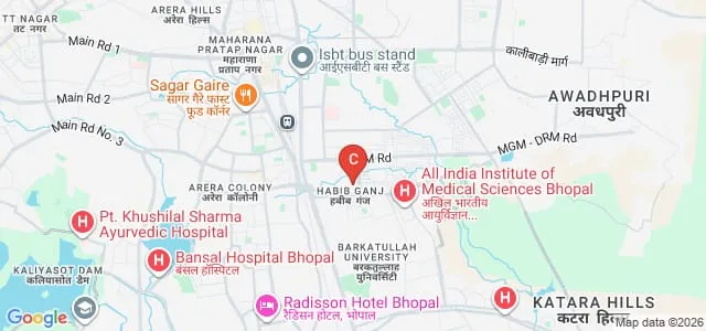 Kamalnath College, Bhopal Map