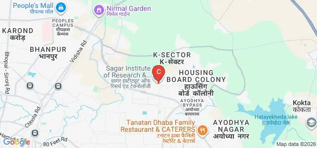 Sagar Institute of Research and Technology-Excellence, Bhopal Map