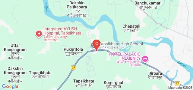 Techno India Teachers Training Institute, Tapshikhata Map