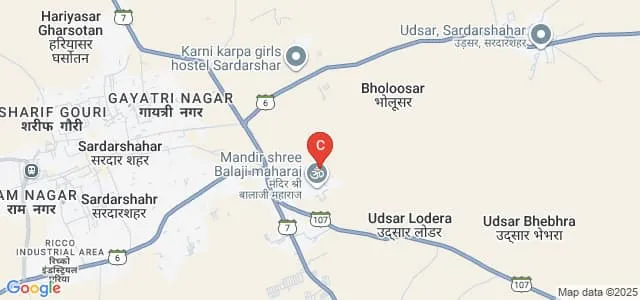 Savitri Bai Phule Mahila Mahavidyalaya, Sikar Map