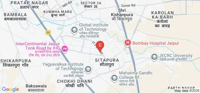 Cambridge Court College of Education, Jaipur Map