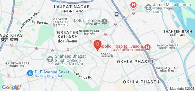 Deshbandhu College, New Delhi Map