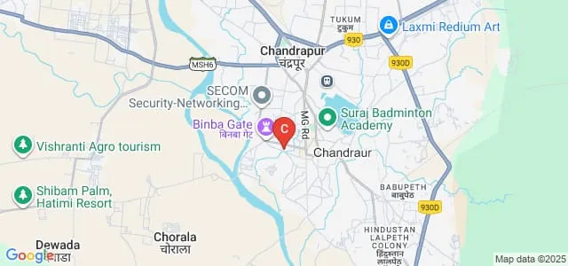 Bajaj Chandrapur Polytechnic, Chandrapur Map