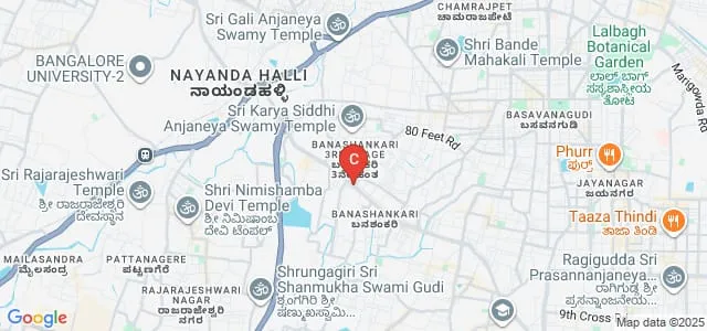 Nargund college of Physiotherapy, Bangalore Map