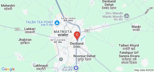 Deoband Unani Medical College Hospital and Research Centre, Deoband Map