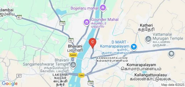 SSM School of Management and Computer Applications, Namakkal Map