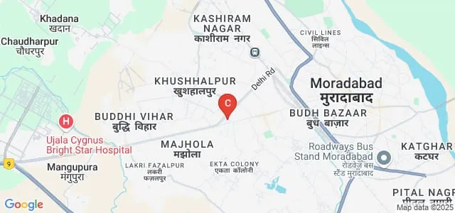 Martlet Hospitality Institute, Moradabad Map