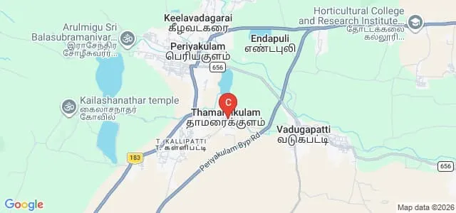 Thiravium College of Education for Women, Theni Map