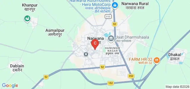 SD Mahila Mahavidyalaya, Narwana Map