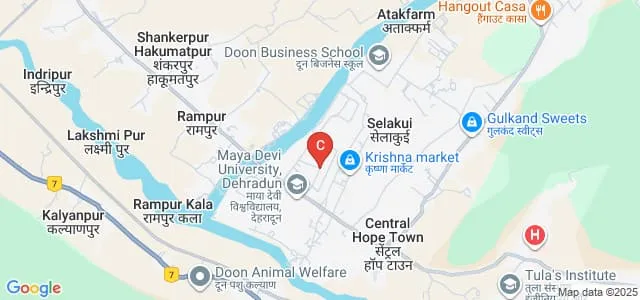Doon School of Law, DBS Global University, Dehradun Map