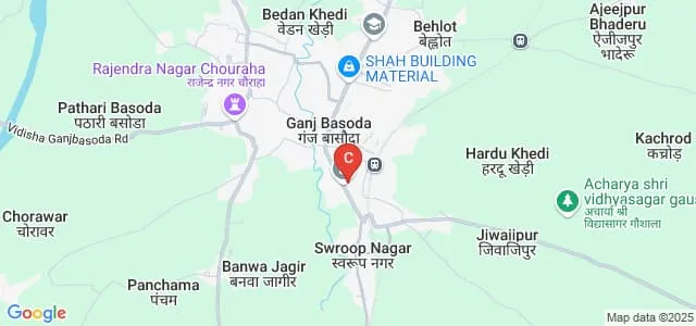 Lal Bahadur Shastri College, Ganj Basoda Map